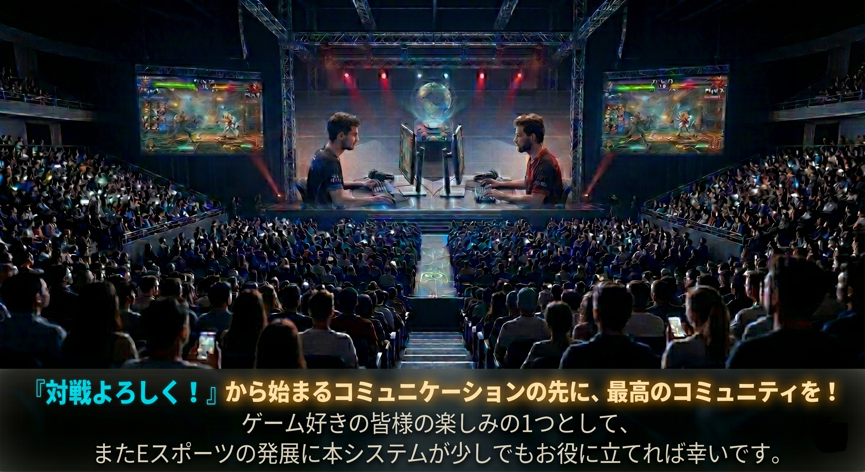 『対戦よろしく！』から始まるコミュニケーションの先に、最高のコミュニティを！